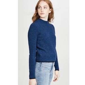 Vince Contrast Tip Pullover Sweater